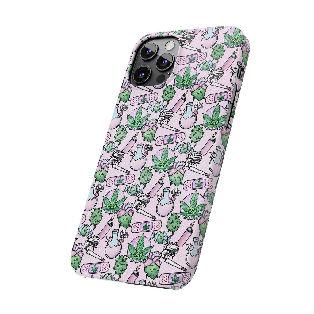Cute Cannabis iPhone Slim Case