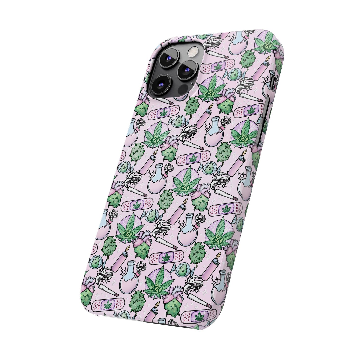 Cute Cannabis iPhone Slim Case