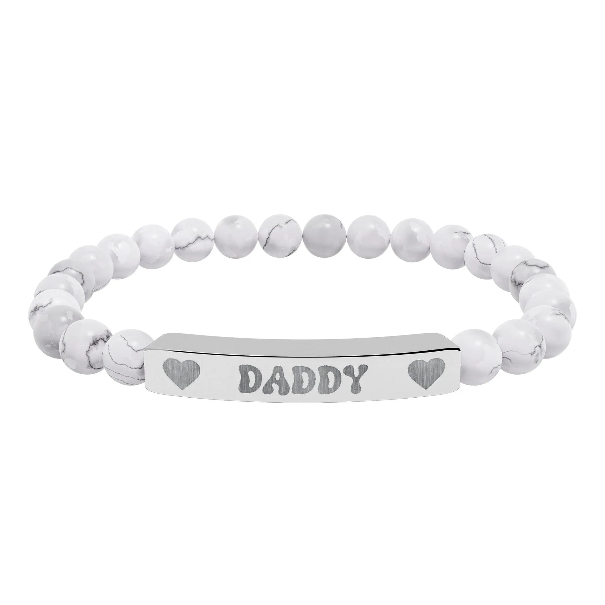 Daddy Natural Stone Bracelet (Colors) - Puppy's Aesthetics
