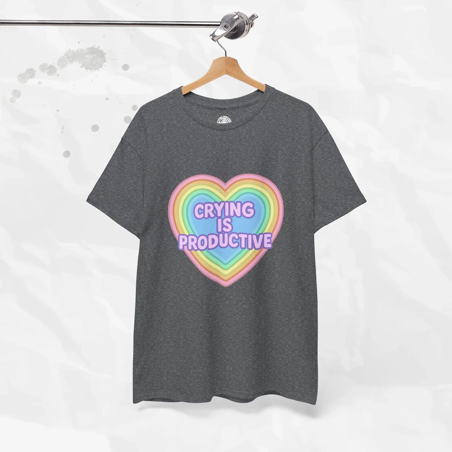 Crying Is Productive T-Shirt (Colors) - Puppy's Aesthetics