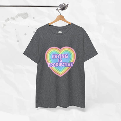 Crying Is Productive T-Shirt (Colors) - Puppy's Aesthetics