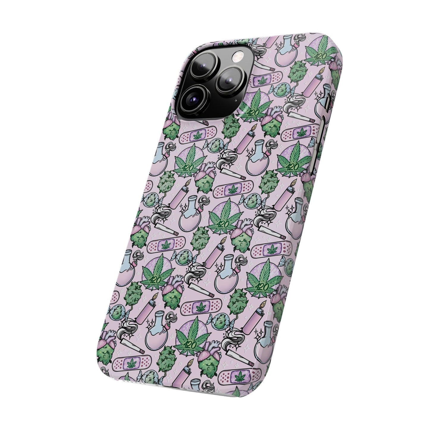 Cute Cannabis iPhone Slim Case