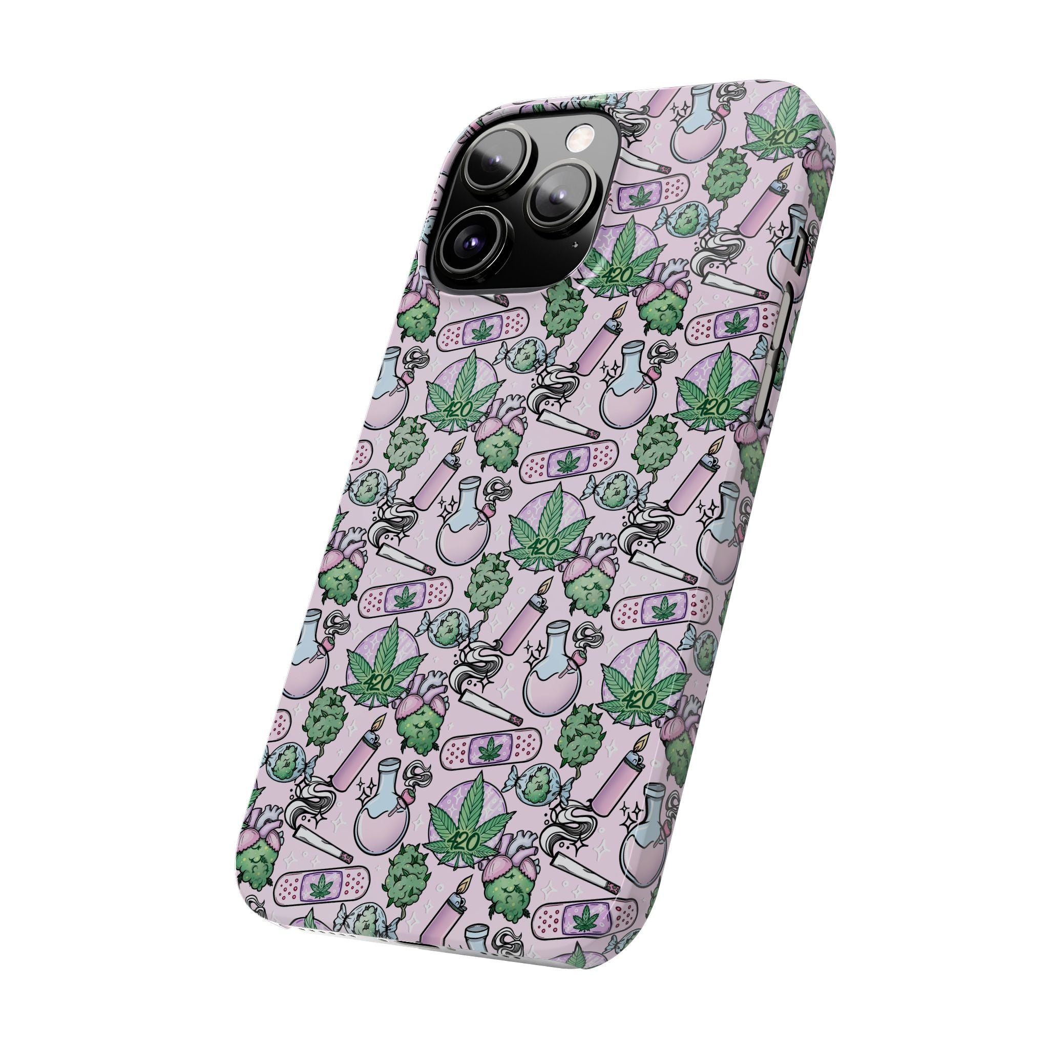 Cute Cannabis iPhone Slim Case