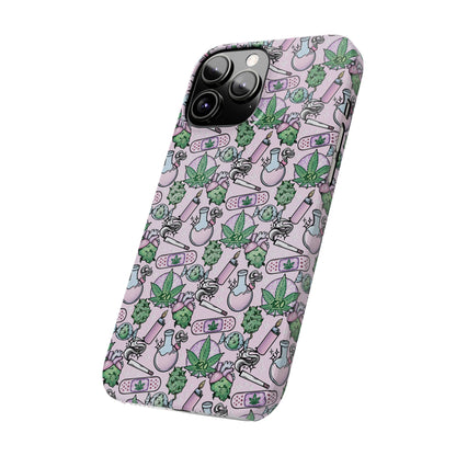 Cute Cannabis iPhone Slim Case