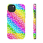 Starry Sprinkle Rainbow Tough iPhone Case