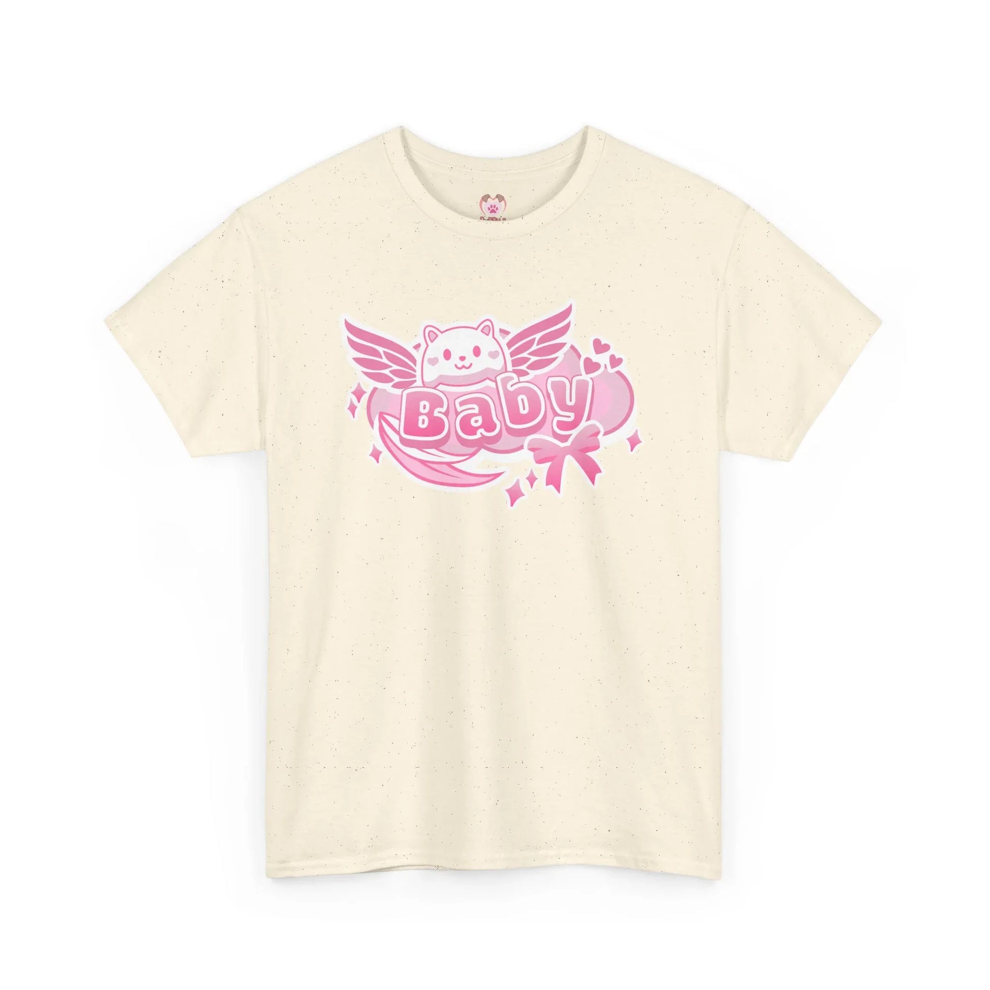 Soft Baby Pink Wings Play Tee - Puppy's Aesthetics