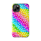Starry Sprinkle Rainbow Tough iPhone Case