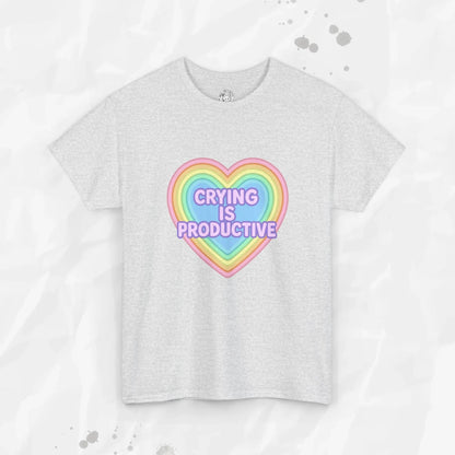 Crying Is Productive T-Shirt (Colors) - Puppy's Aesthetics