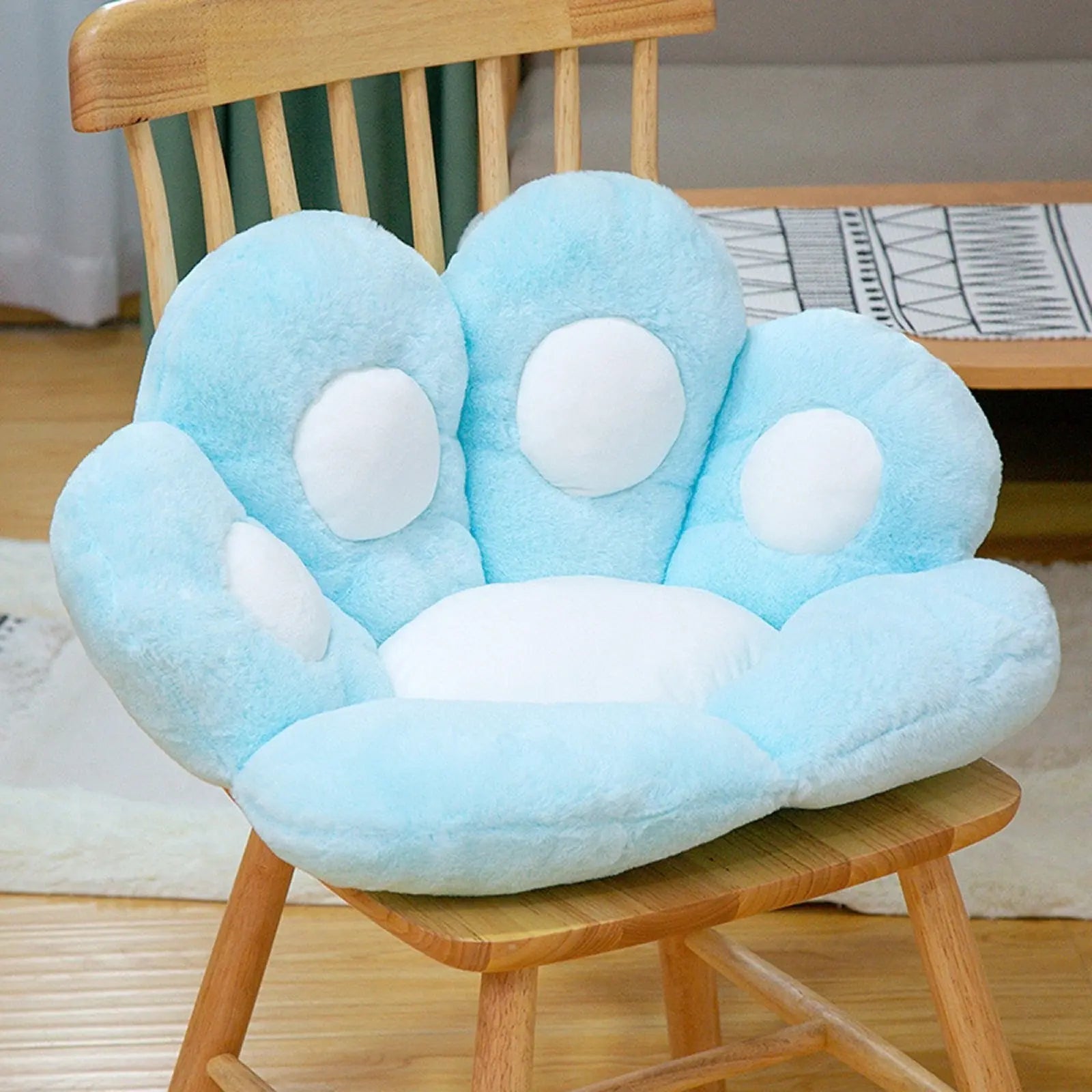 Kitty Paw Plush Cushion (Colors)