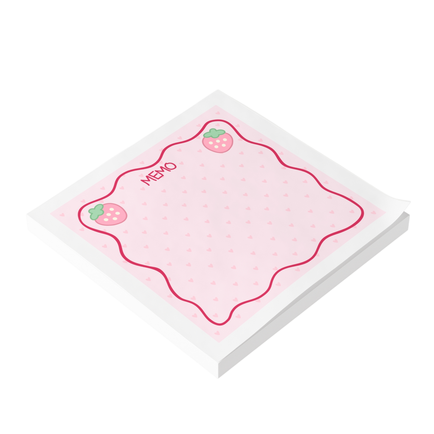 Strawberry Memo Post-it® Note Pad