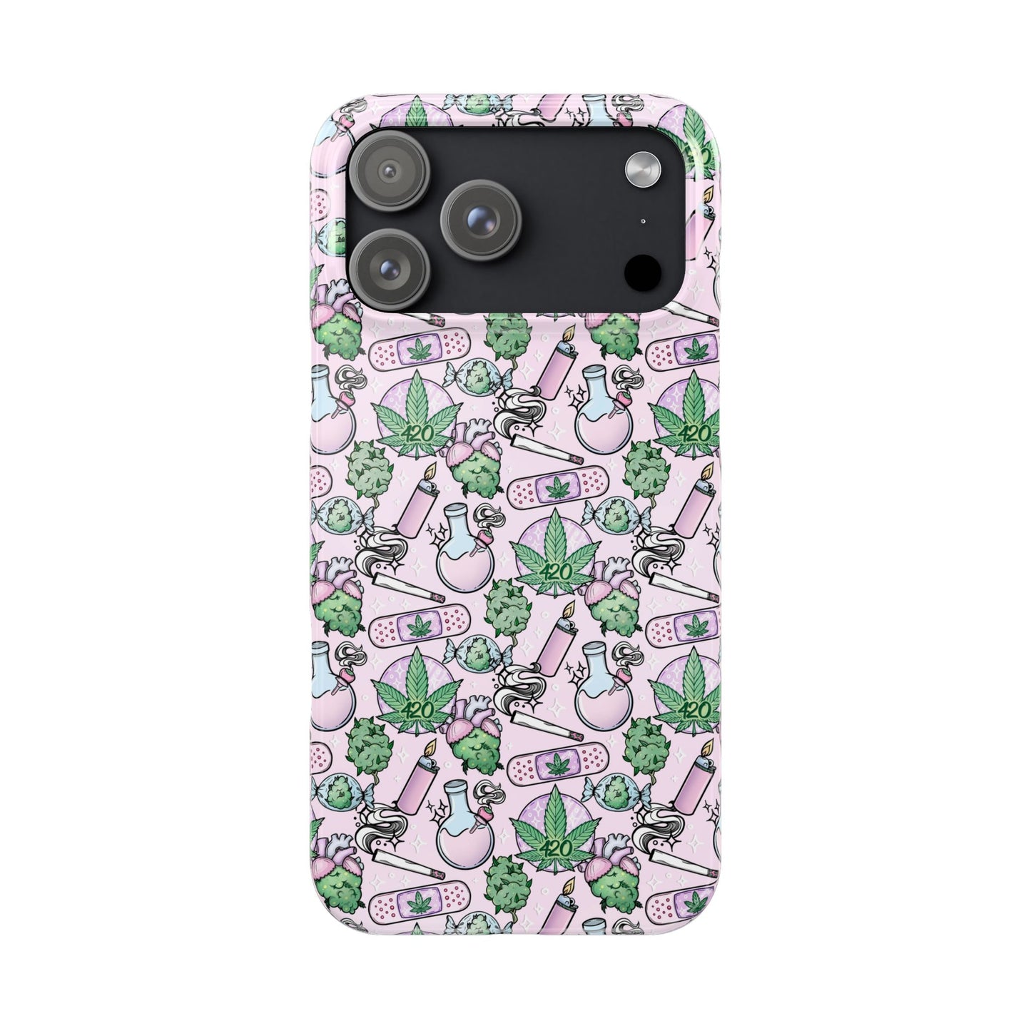 Cute Cannabis iPhone Slim Case