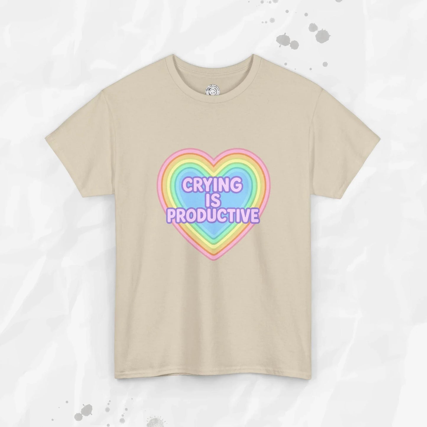 Crying Is Productive T-Shirt (Colors) - Puppy's Aesthetics