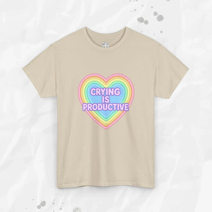 Crying Is Productive T-Shirt (Colors) - Puppy's Aesthetics