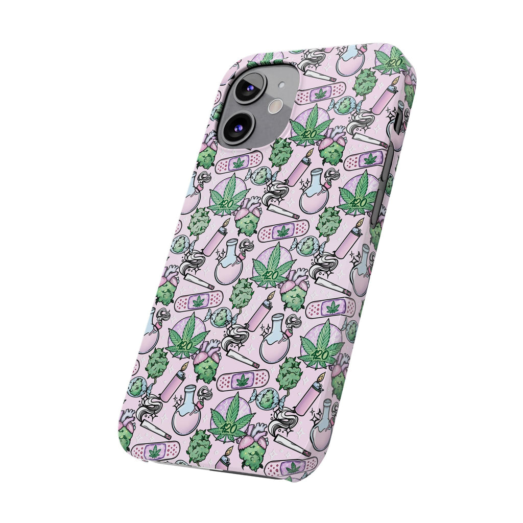 Cute Cannabis iPhone Slim Case