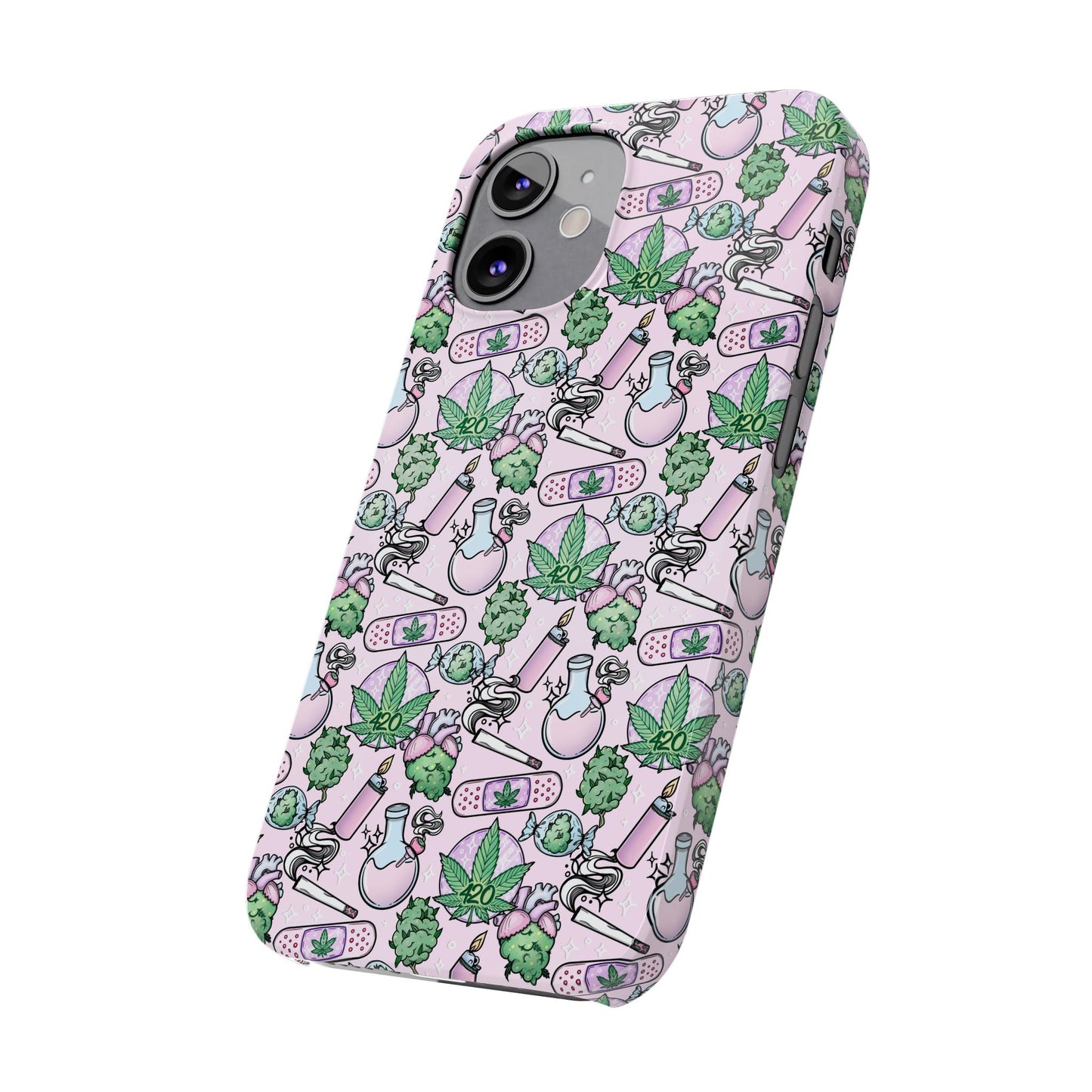 Cute Cannabis iPhone Slim Case