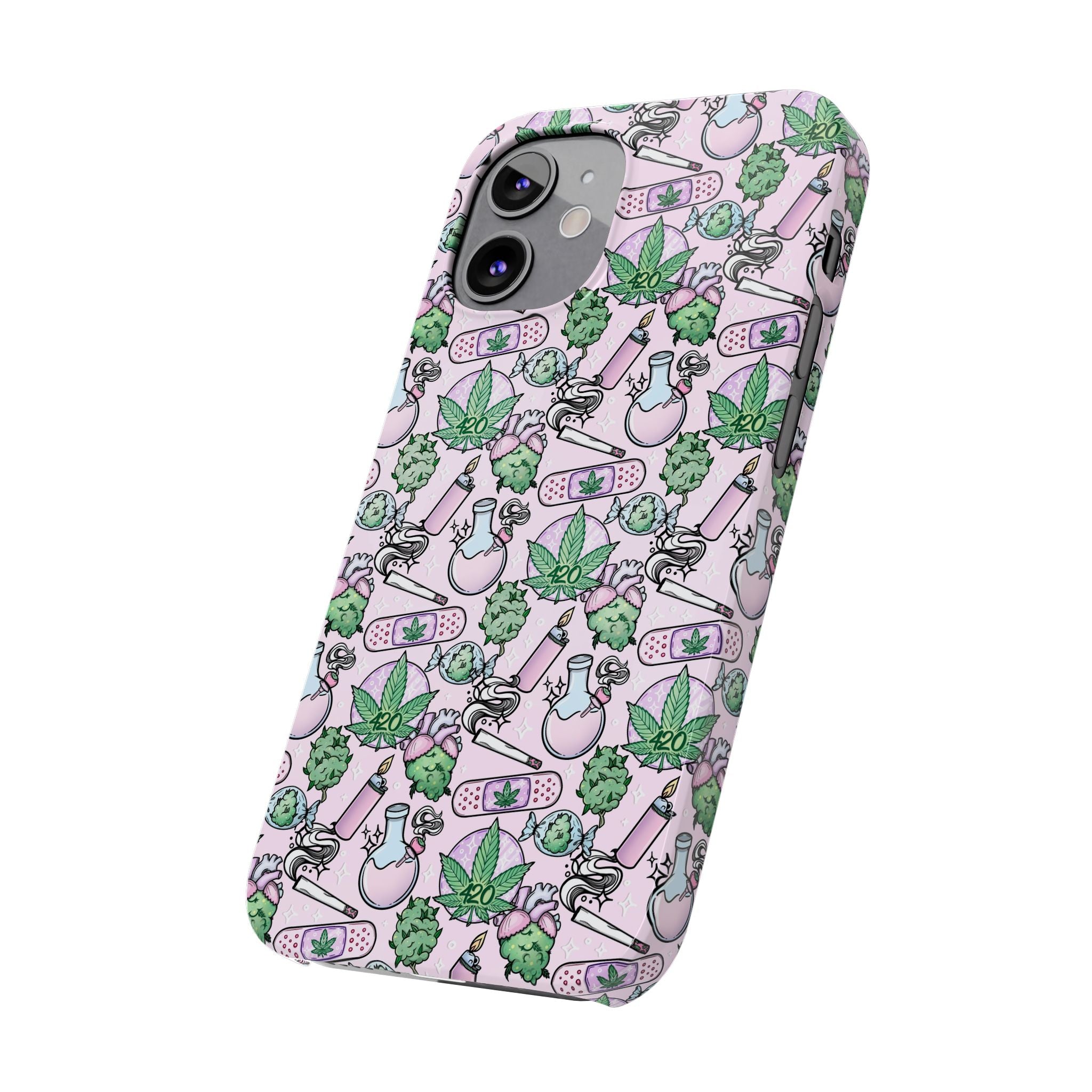 Cute Cannabis iPhone Slim Case