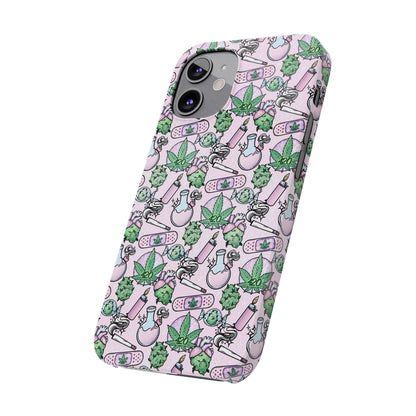 Cute Cannabis iPhone Slim Case