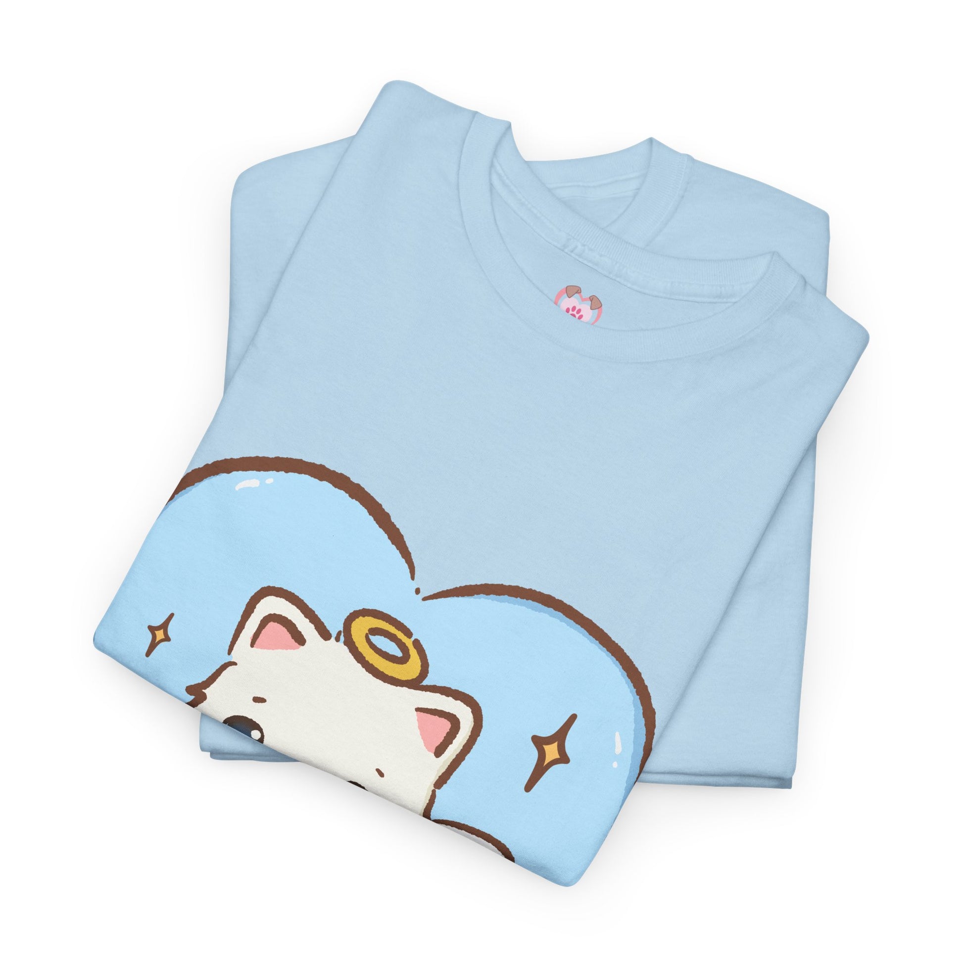 Adorable Angel Kitty Play Tee - Puppy's Aesthetics