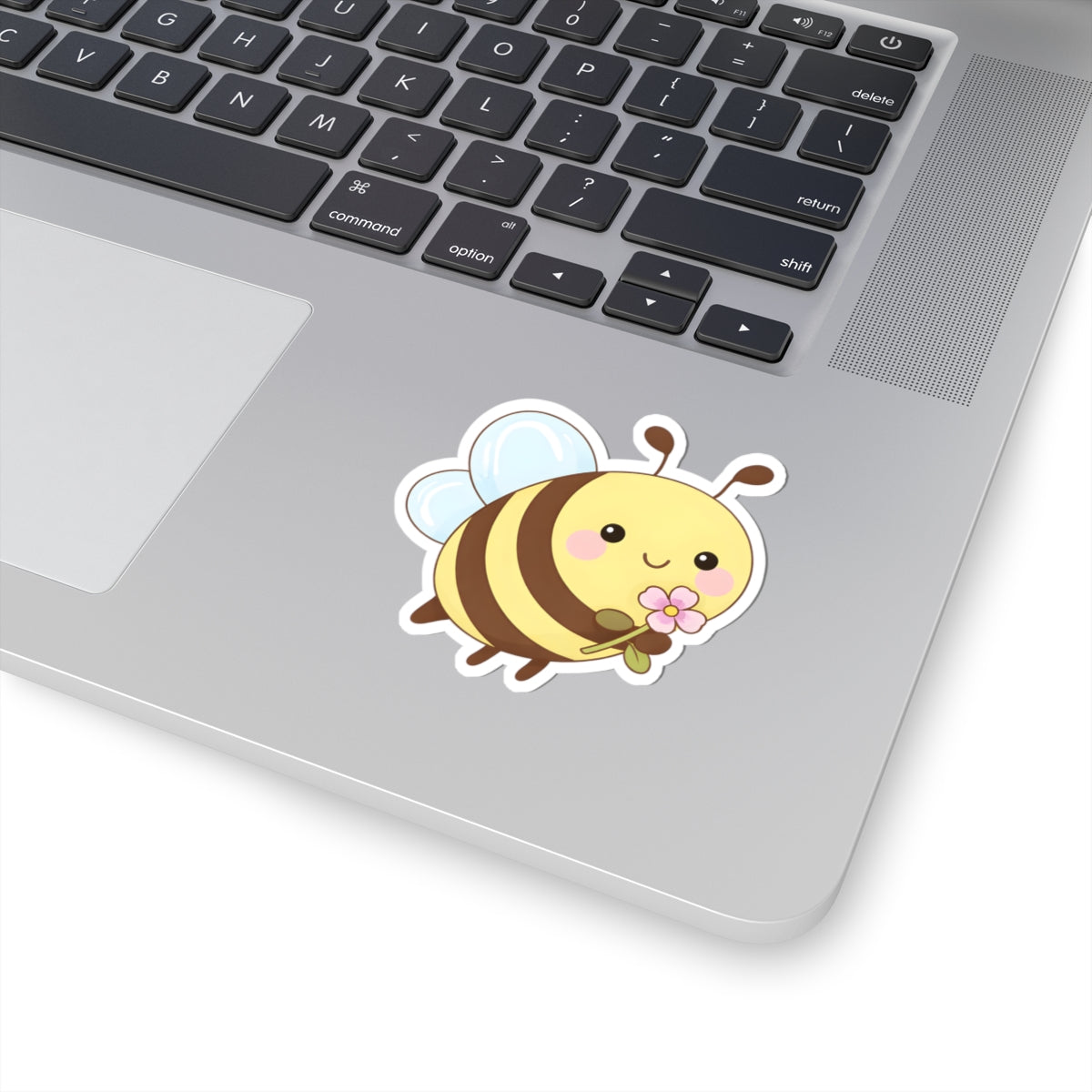 Cute Chubby Bee Kiss-Cut Sticker - Puppy's Aesthetics