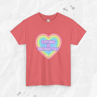 Crying Is Productive T-Shirt (Colors) - Puppy's Aesthetics