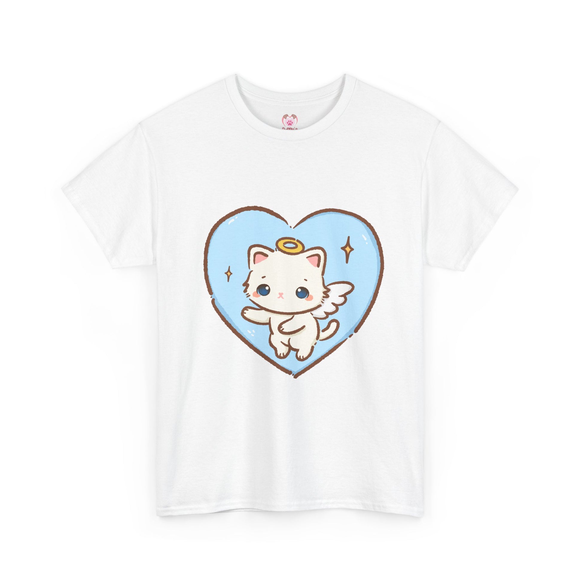 Adorable Angel Kitty Play Tee - Puppy's Aesthetics