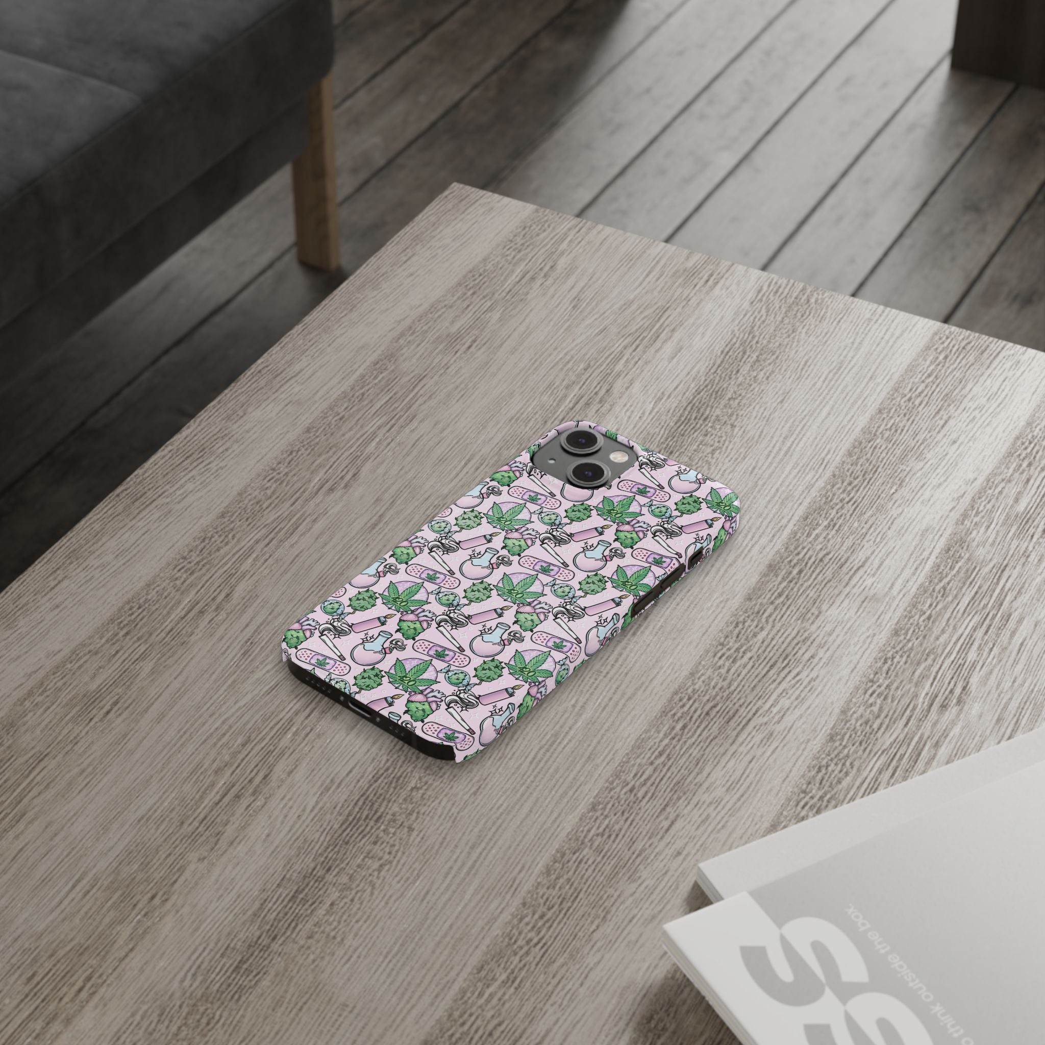 Cute Cannabis iPhone Slim Case