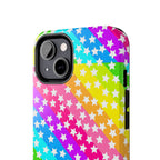 Starry Sprinkle Rainbow Tough iPhone Case