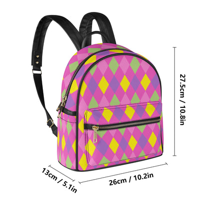 Pastel Circus PU Backpack