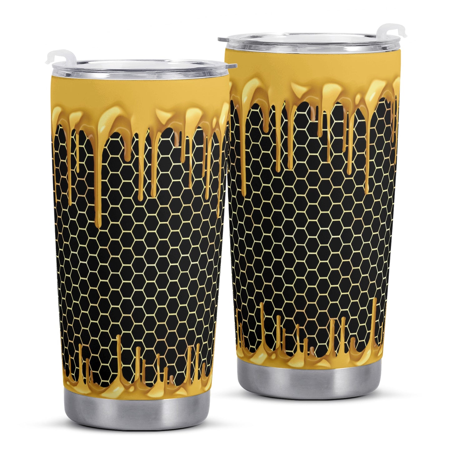 Glam Dripping Honey Black Coffee Cup