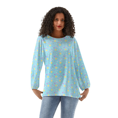 Dreamy Stars Light Babydoll Sweater