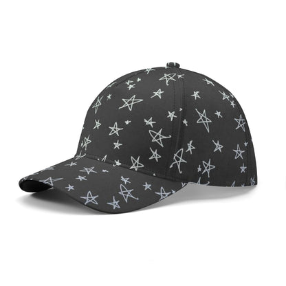 Stars Black Unisex Baseball Cap