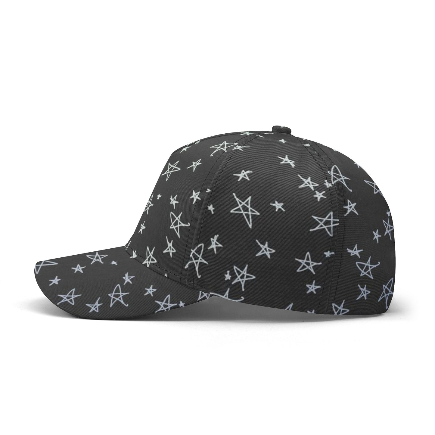 Stars Black Unisex Baseball Cap