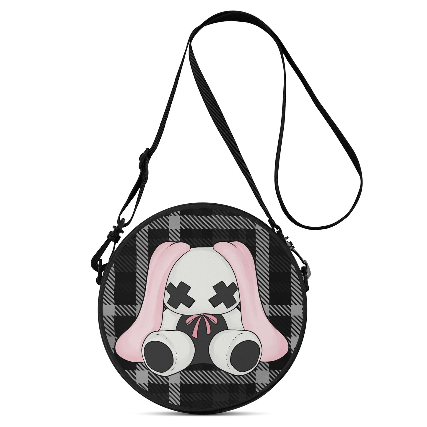 Gothic Bunny Round Satchel Bag