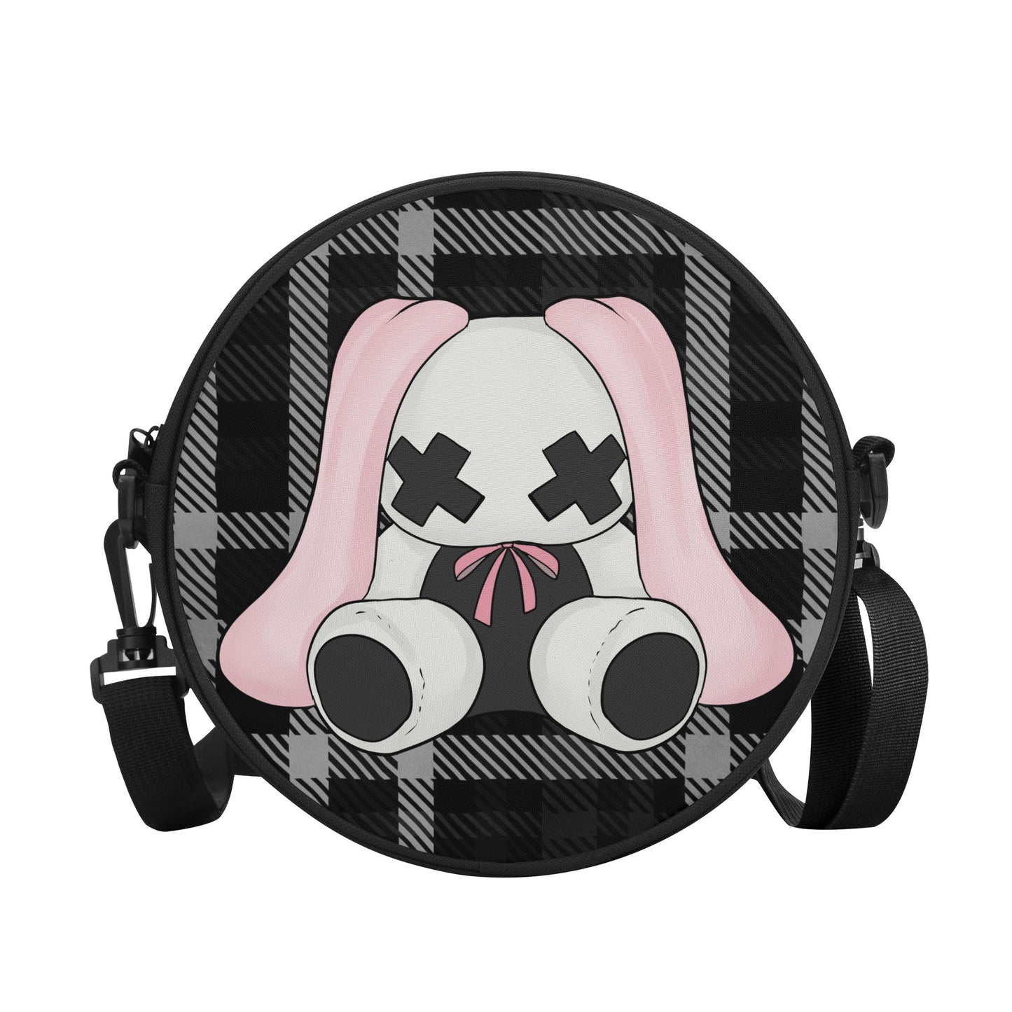 Gothic Bunny Round Satchel Bag