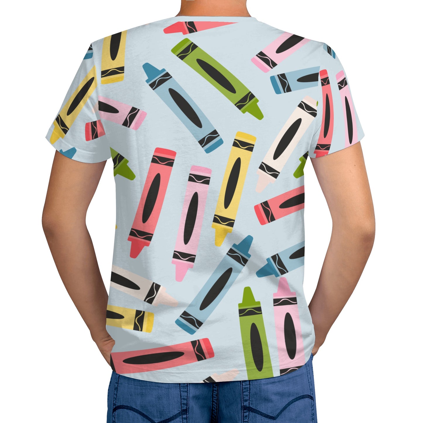 Cute Crayons Graphic Tee