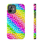 Starry Sprinkle Rainbow Tough iPhone Case