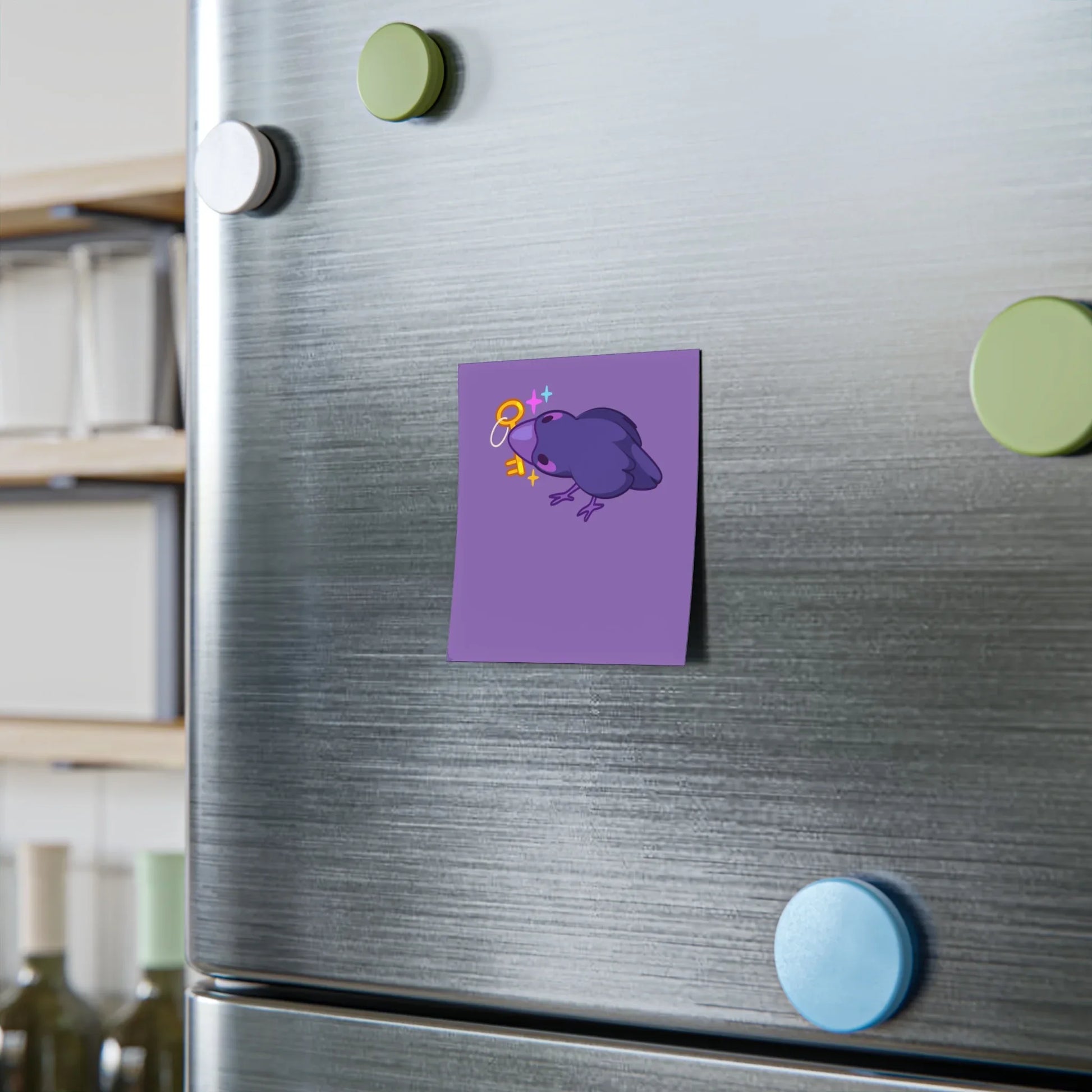 Treasure Crow Post-it® Note Pad - Puppy's Aesthetics