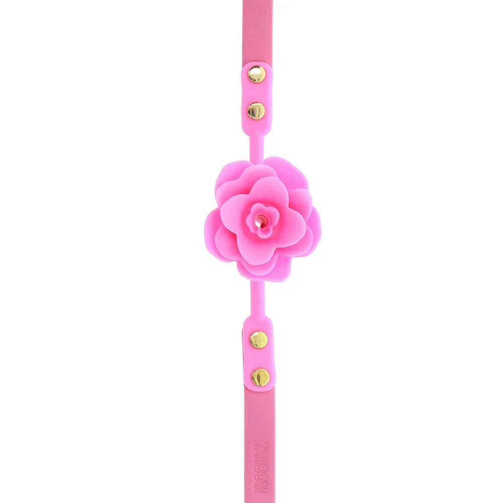 Malibu Rose Silicone Ball Gag - Puppy's Aesthetics