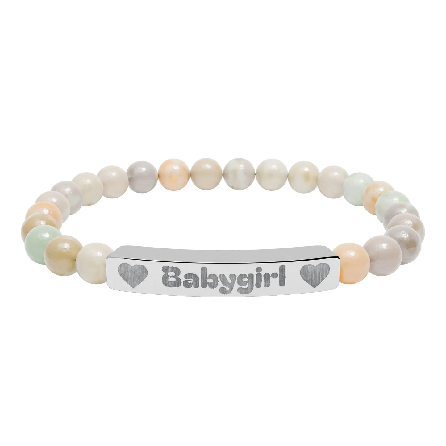 Babygirl Natural Stone Bracelet (Colors) - Puppy's Aesthetics