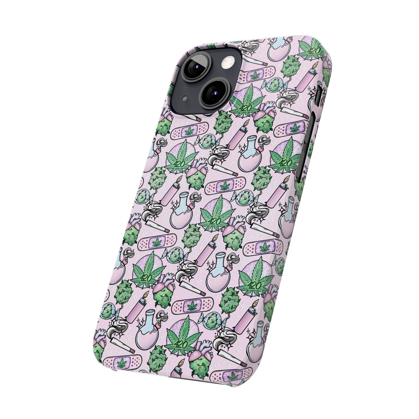 Cute Cannabis iPhone Slim Case