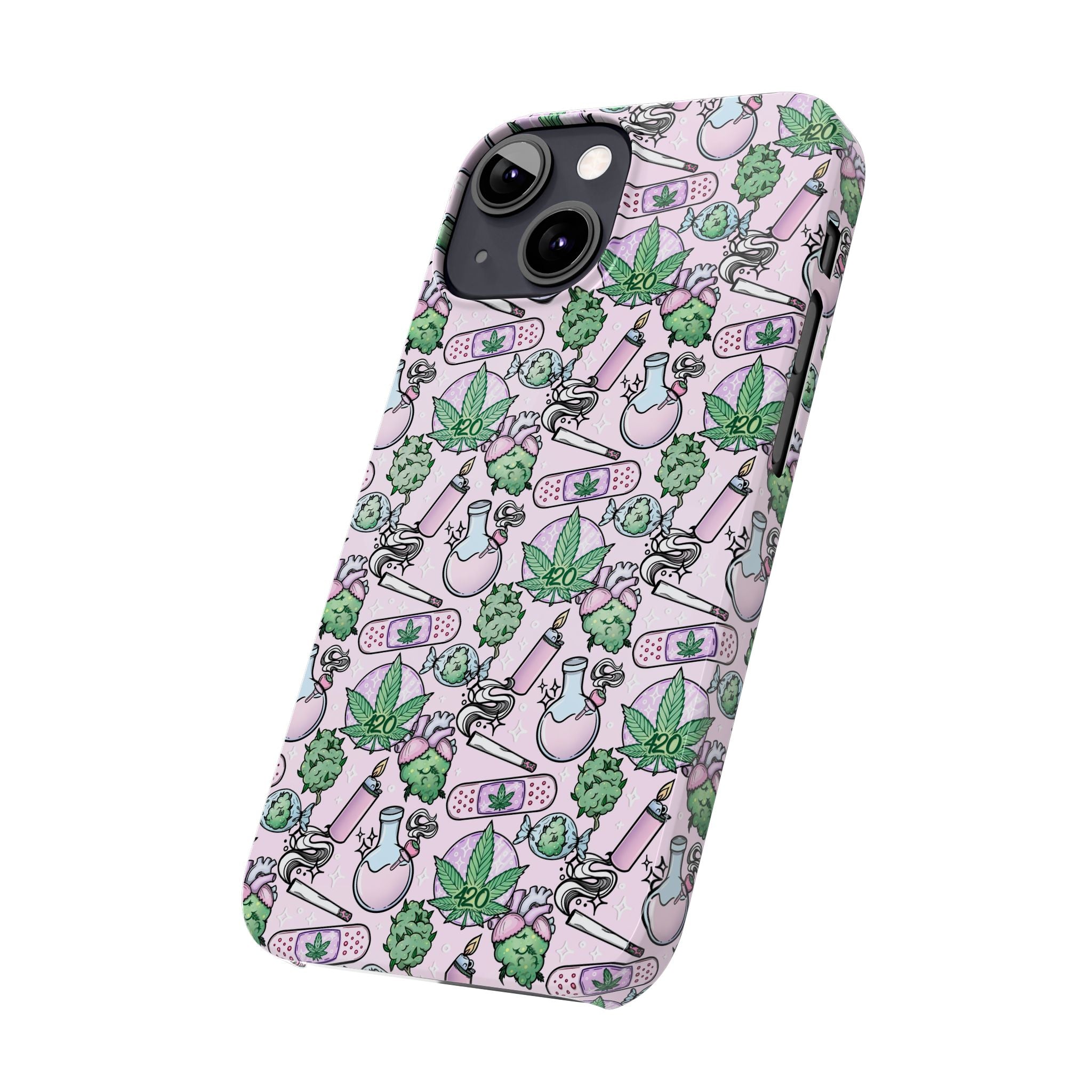 Cute Cannabis iPhone Slim Case