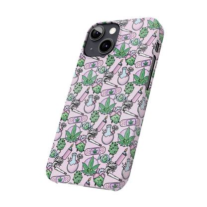 Cute Cannabis iPhone Slim Case