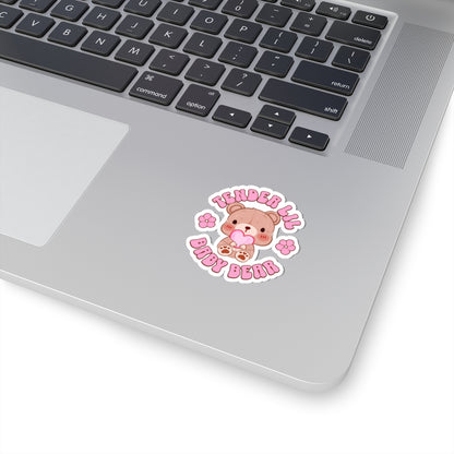 Tender Lil Baby Bear Kiss-Cut Sticker - Puppy's Aesthetics