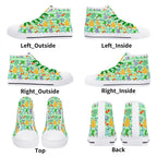 Dino Doodles Unisex High Tops