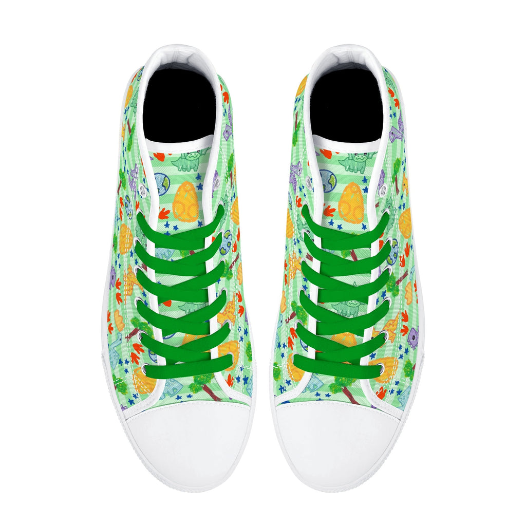Dino Doodles Unisex High Tops