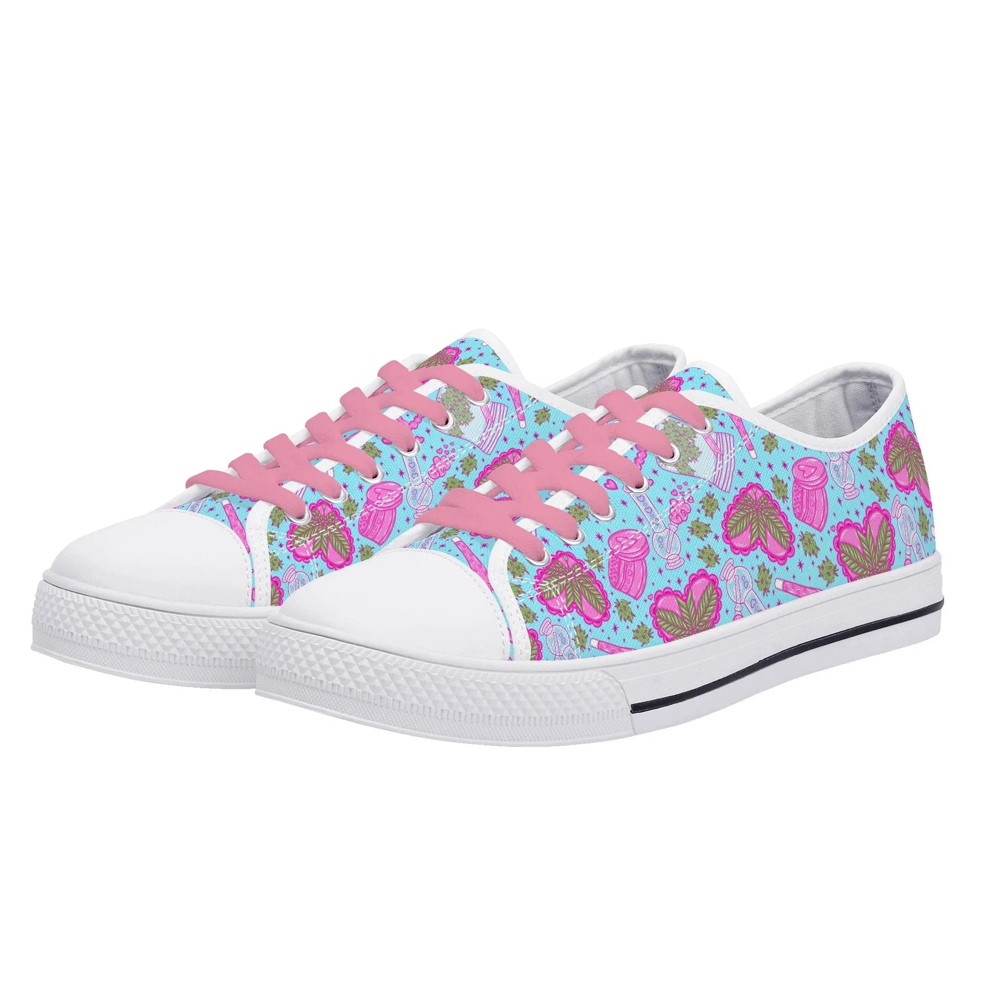 Puff Puff Play Low Top Sneakers - Puppy's Aesthetics