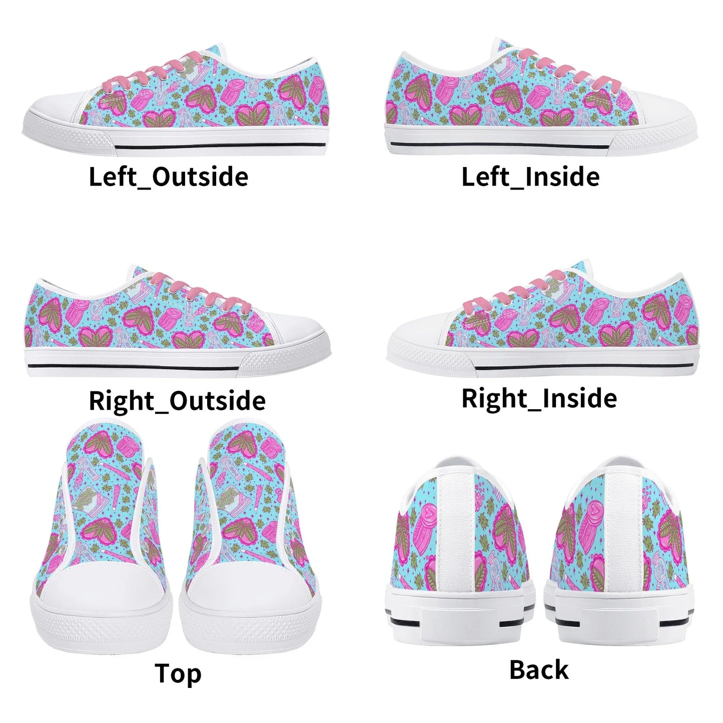 Puff Puff Play Low Top Sneakers - Puppy's Aesthetics