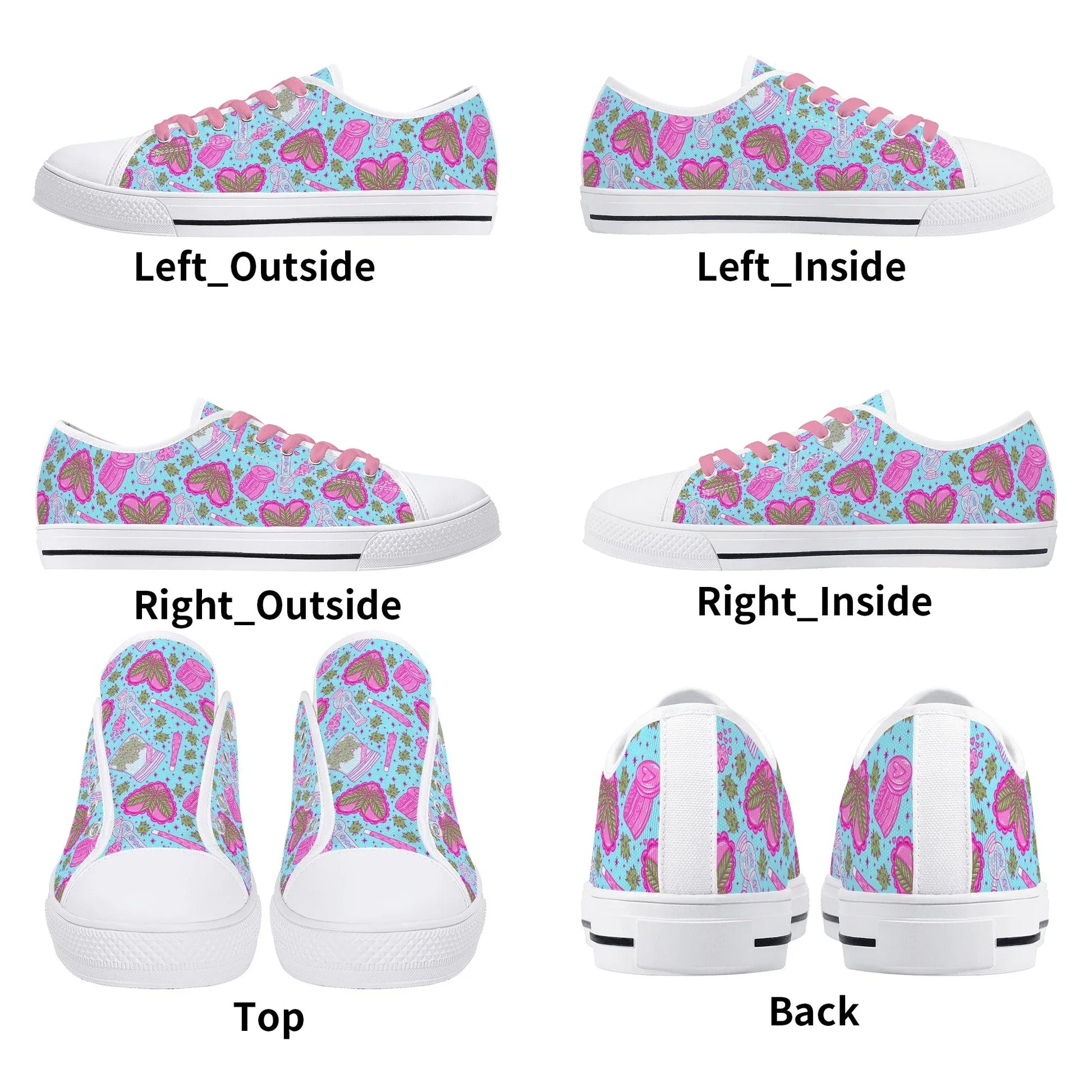 Puff Puff Play Low Top Sneakers - Puppy's Aesthetics