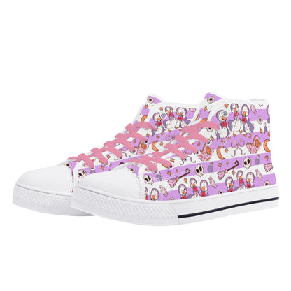 Spooky Honks High Top Unisex Canvas Shoes - Puppy's Aesthetics