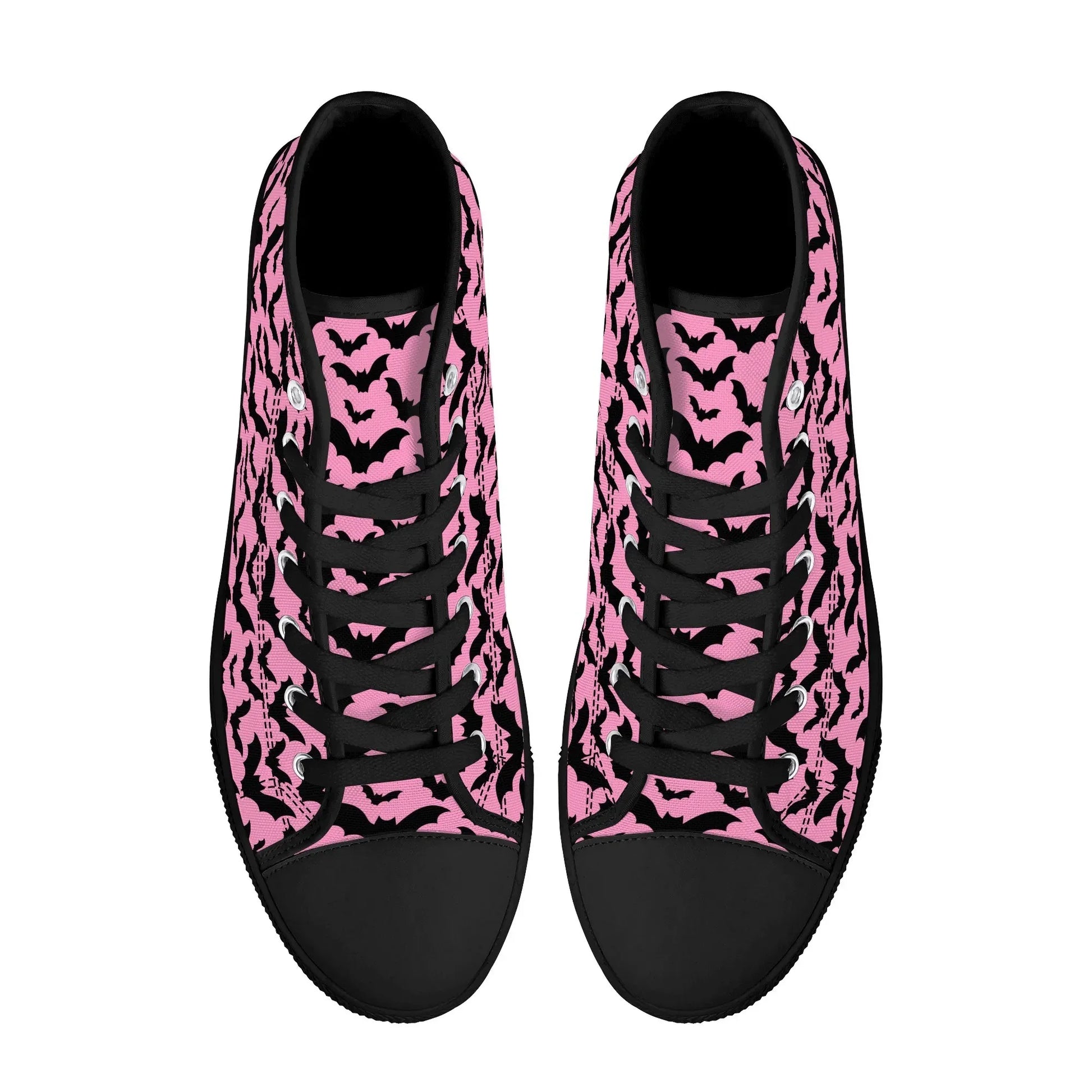 Midnight Flutter Unisex High Top Canvas Shoes - Puppy's Aesthetics